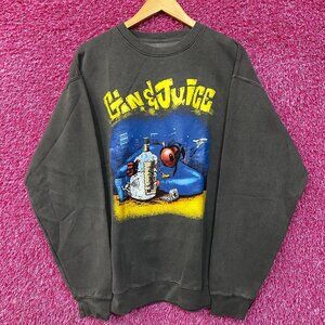 Snoop Doggy Dogg Gin and Juice Rap Crewneck Sweater size XL